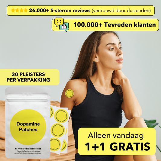 HappyMind™  Dopaminepleisters voor mentale gezondheid