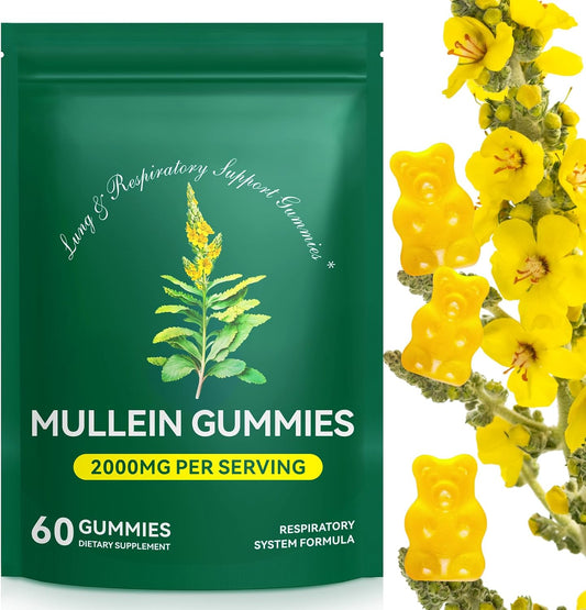 Mullein Gummies – Adem weer vrij, zelfs als je longen het zwaar hebben gehad