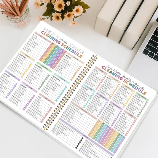 Slimme Schoonmaak Planner Notebook - 1+1 Gratis!